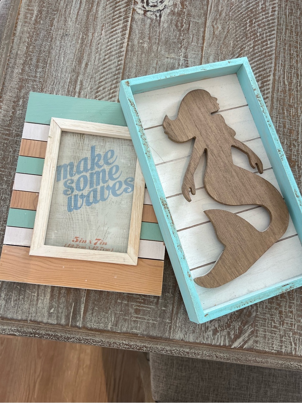 Coastal Mermaid Wall Art & Frame
